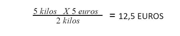 proporcionalidad directa ejemplos y fórmulas