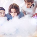 Niños experimentando con gases